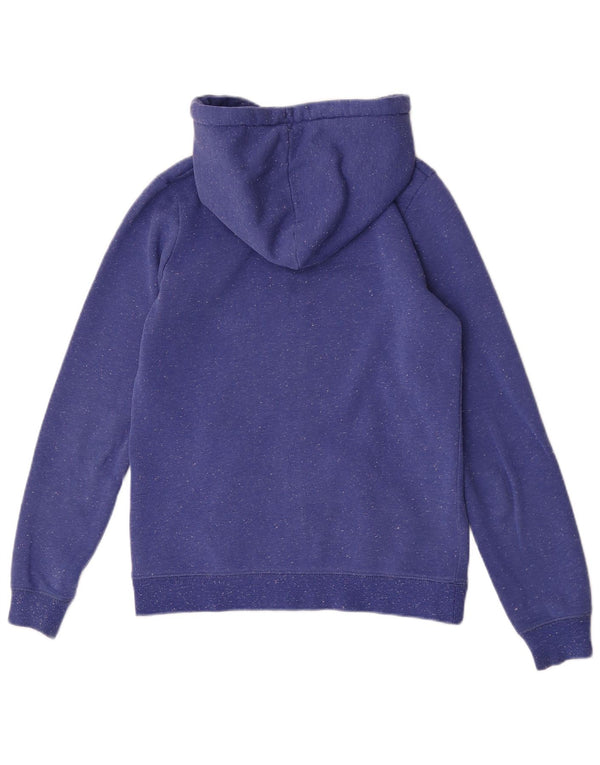 Animal Dame Hættetrøje Sweater UK 8 Small Blue Flecked Bomuld