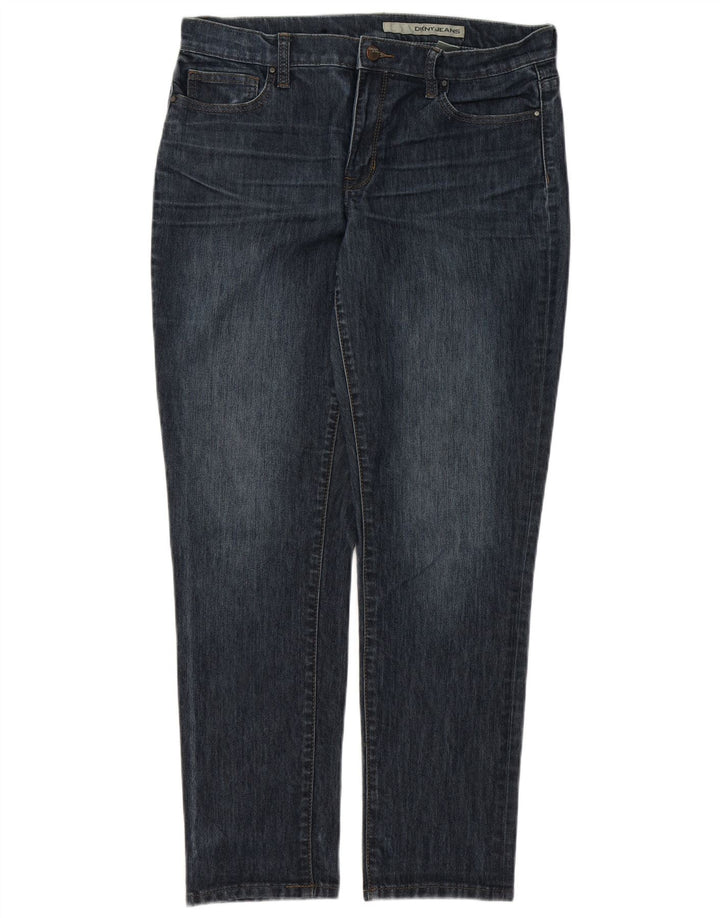 DKNY Womens Straight Jeans US 10 Large W34 L30 Blue Cotton