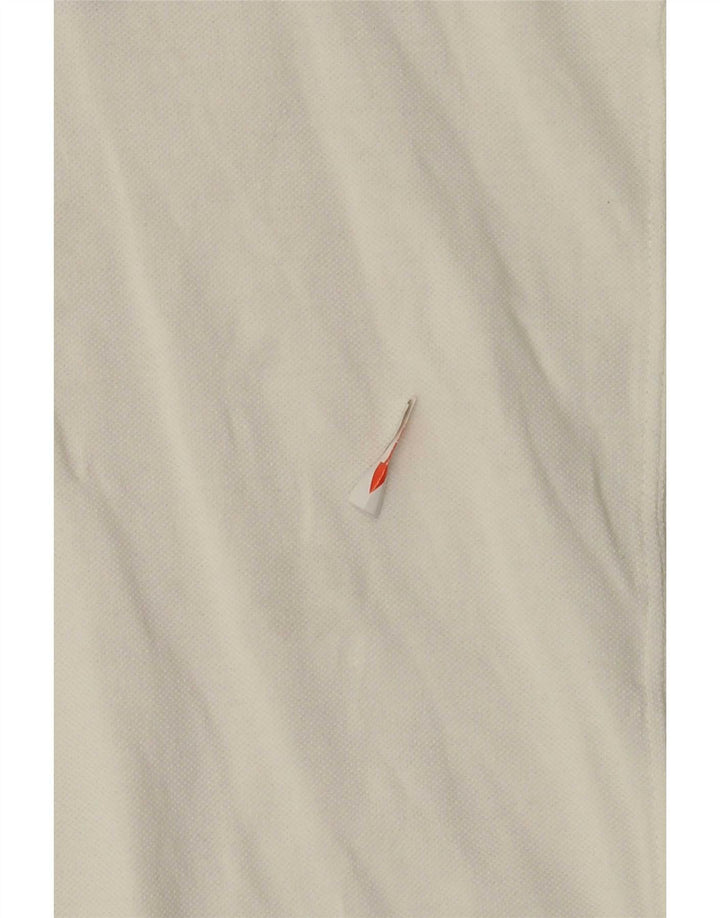 Nike grafisk poloshirt til mænd XL hvid bomuld