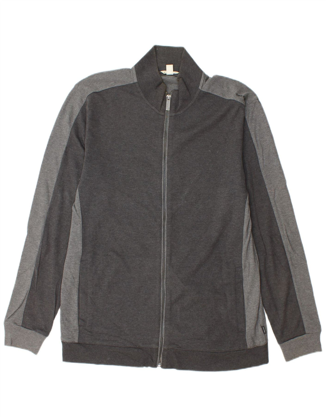 CALVIN KLEIN Herre træningsdragt Topjakke Stor Grå Bomuld