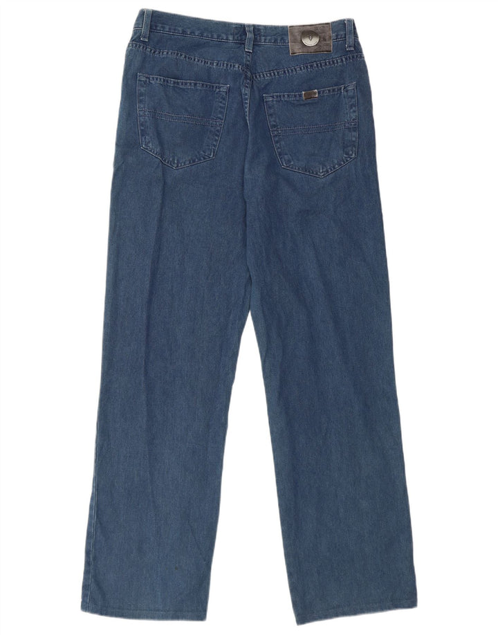 Trussardi Straight Jeans til mænd W33 L30 blå bomuld