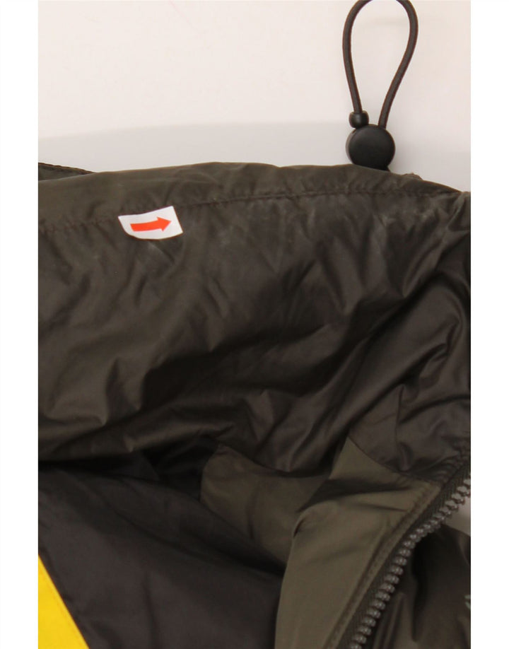 G-STAR Polstret frakke med hætte til kvinder UK 14 Medium Khaki Polyester