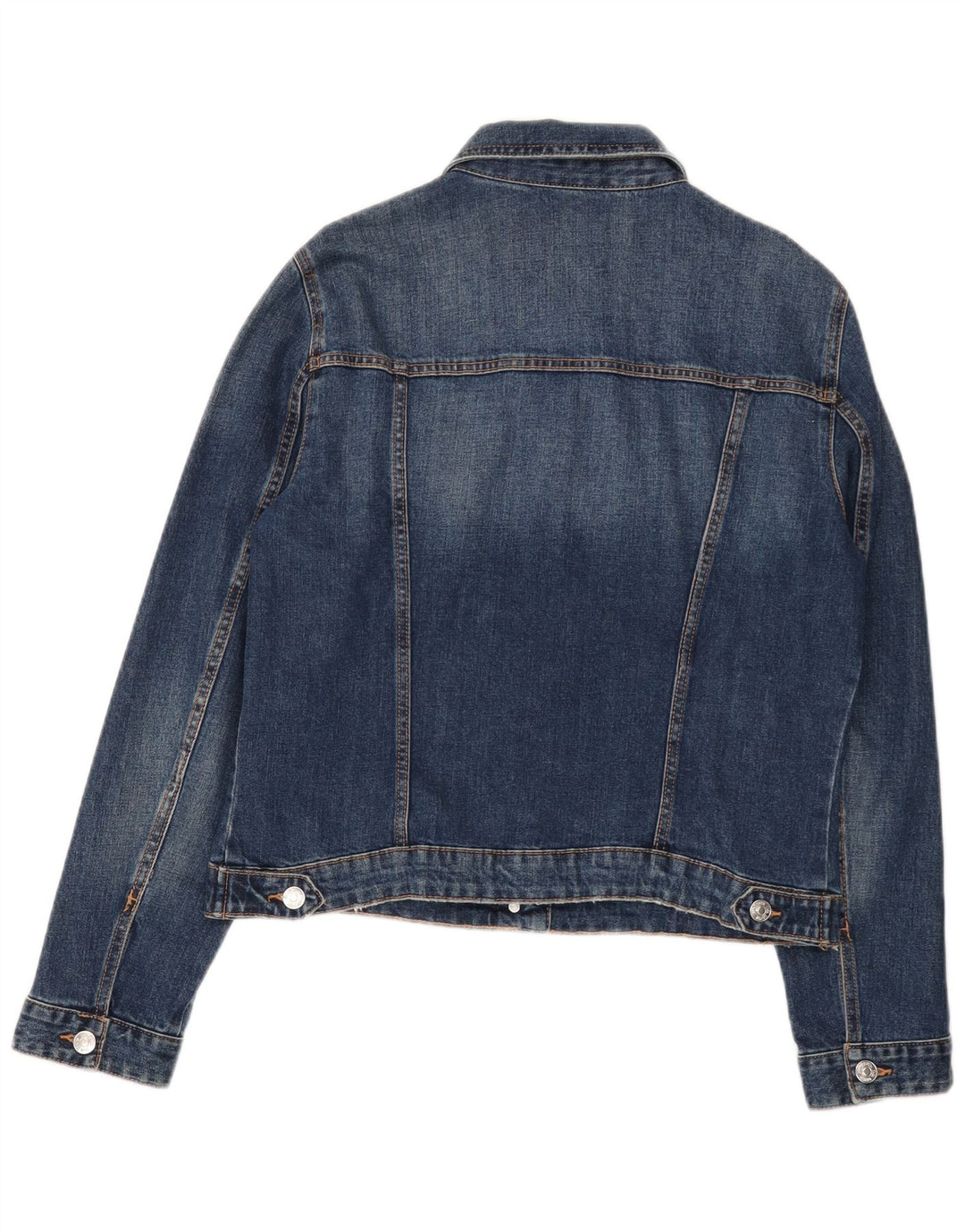 Zara Dame denimjakke UK 18 XL Blå Bomuld