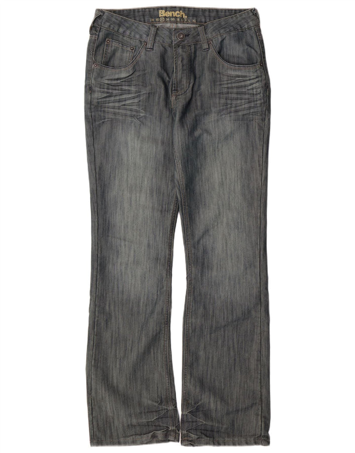 BÆNK Herre Regular Fit Bootcut Jeans W32 L31 Blå Bomuld