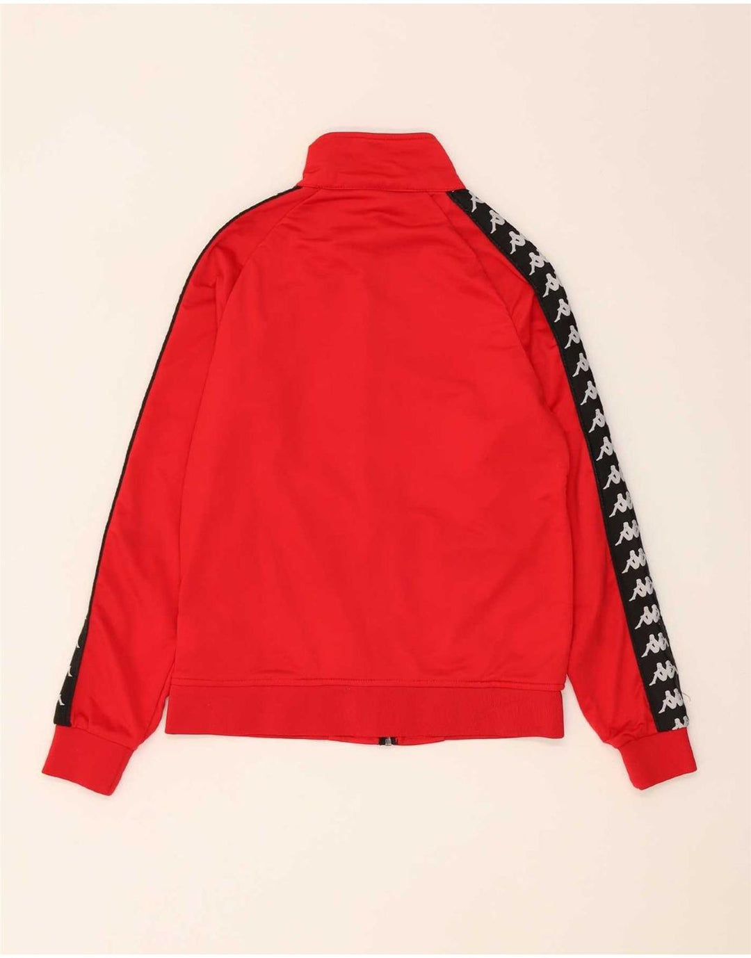Kappa Womens Graphic Full Tracksuit UK 10 Small Red Colourblock Polyester