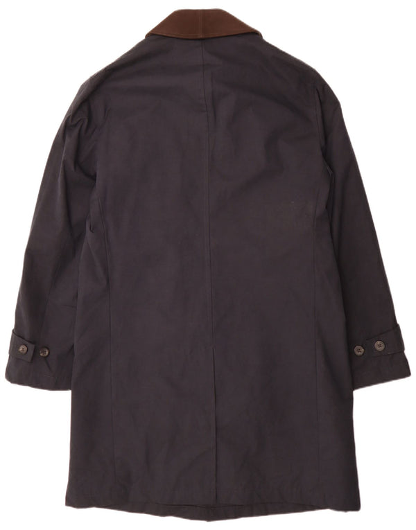 Marks & Spencer Herre Windbreaker Coat UK 36 Small Navy Blue Classic