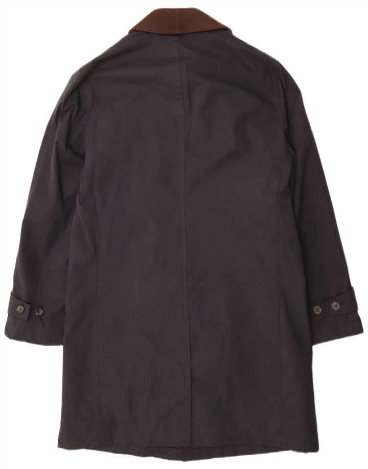 Marks & Spencer Herre Windbreaker Coat UK 36 Small Navy Blue Classic