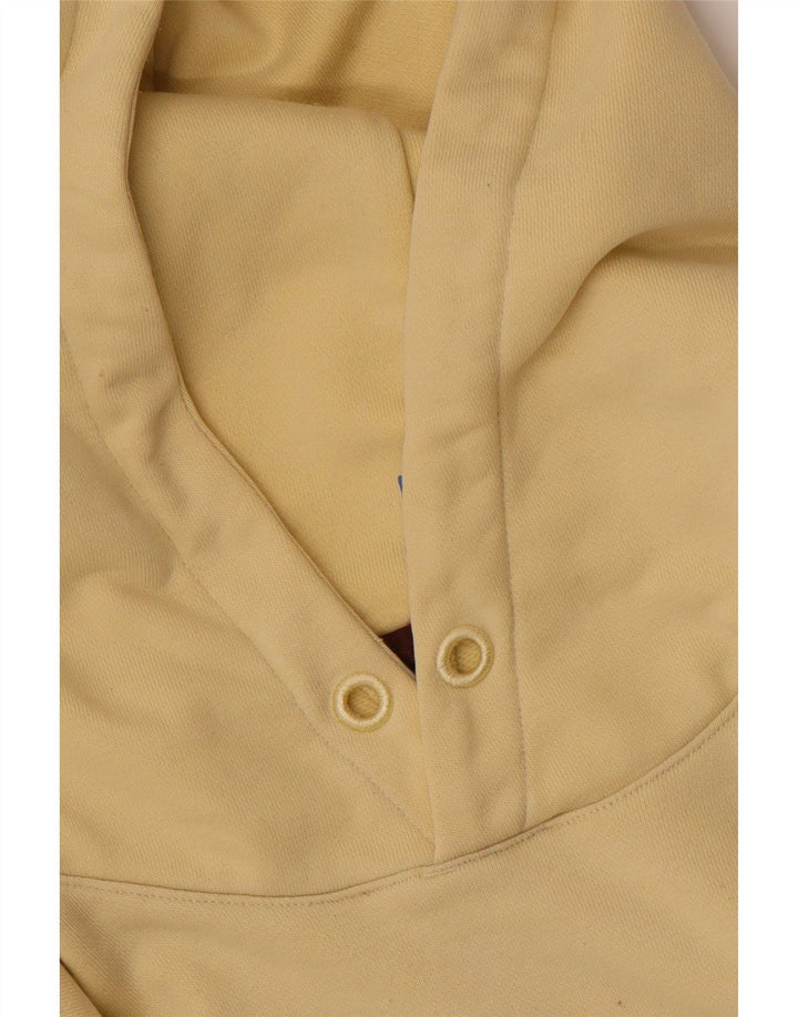 ADIDAS Mens Hoodie Jumper Medium Yellow Cotton Vintage Adidas and Second-Hand Adidas from Messina Hembry 