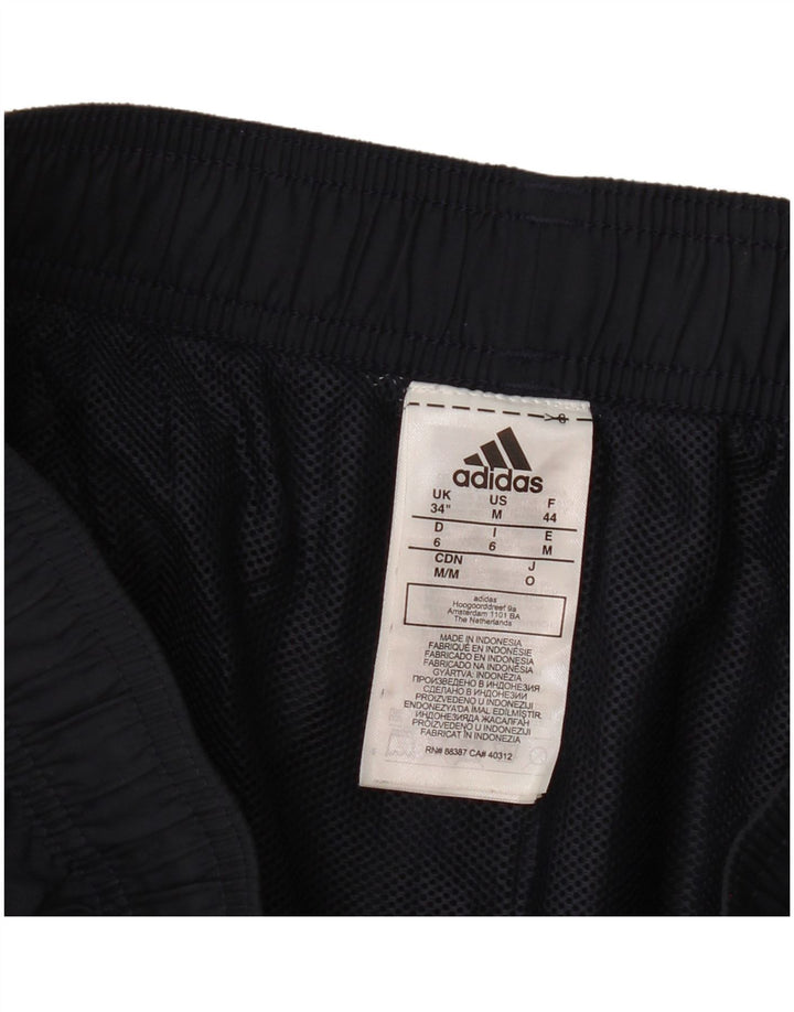 ADIDAS Mens Sport Shorts Medium  Navy Blue Polyester