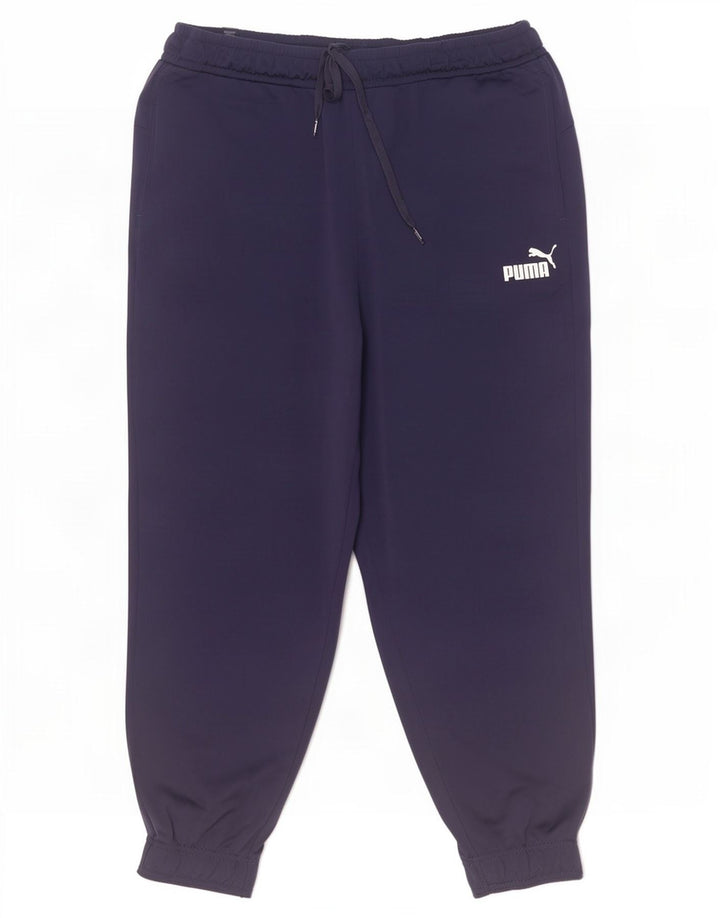 Puma Herre træningsdragt Bukser Joggers XL Navy Blue Polyester