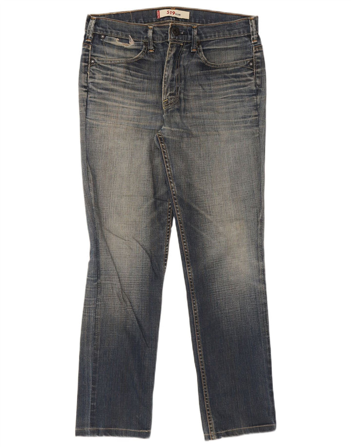 Levi's Herre 519 Slim Jeans W34 L30 Blå