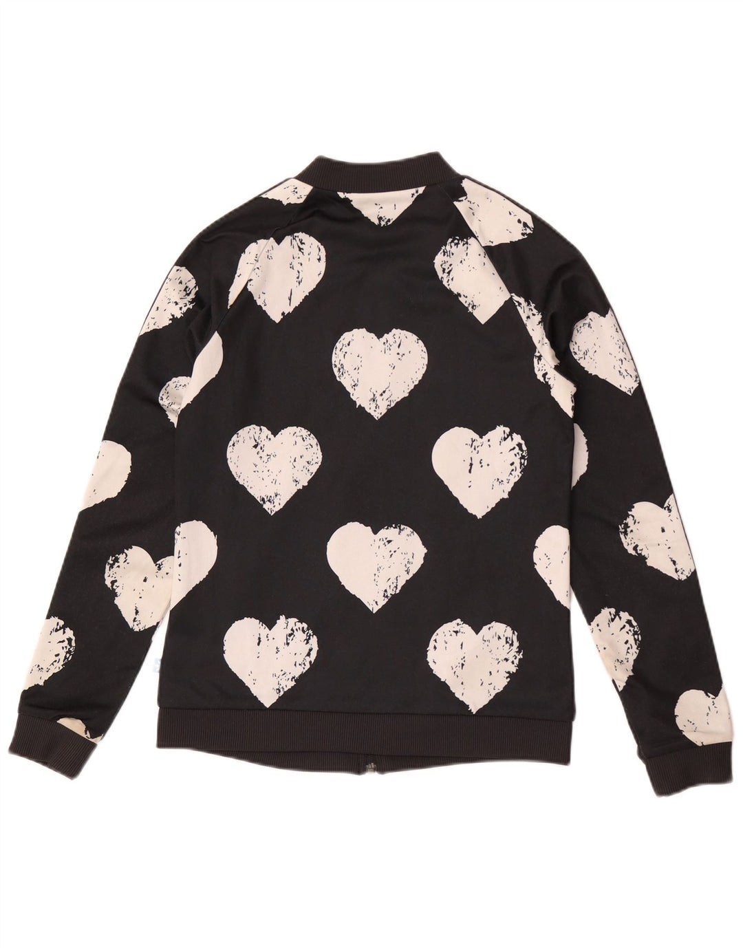 Adidas Grafisk træningsdragt topjakke til kvinder IT 42 Medium Black Heart