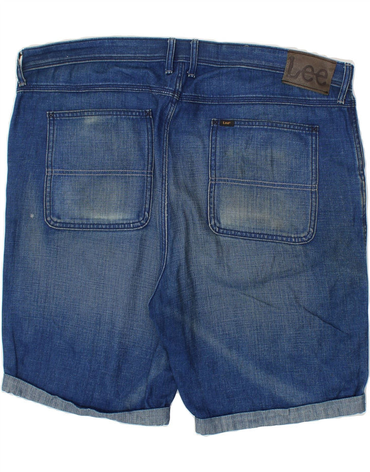 LEE Mens Denim Shorts W40 XL Blue Cotton | Vintage Lee | Thrift | Second-Hand Lee | Used Clothing | Messina Hembry 
