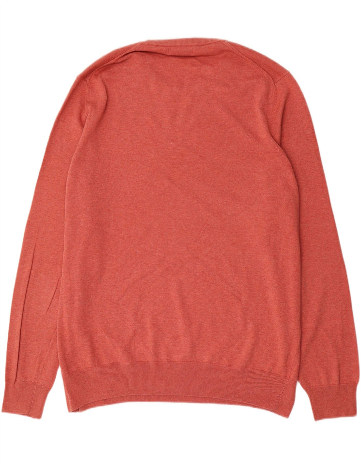 Marks & Spencer Herre sweater med rund hals 3XL rød bomuld