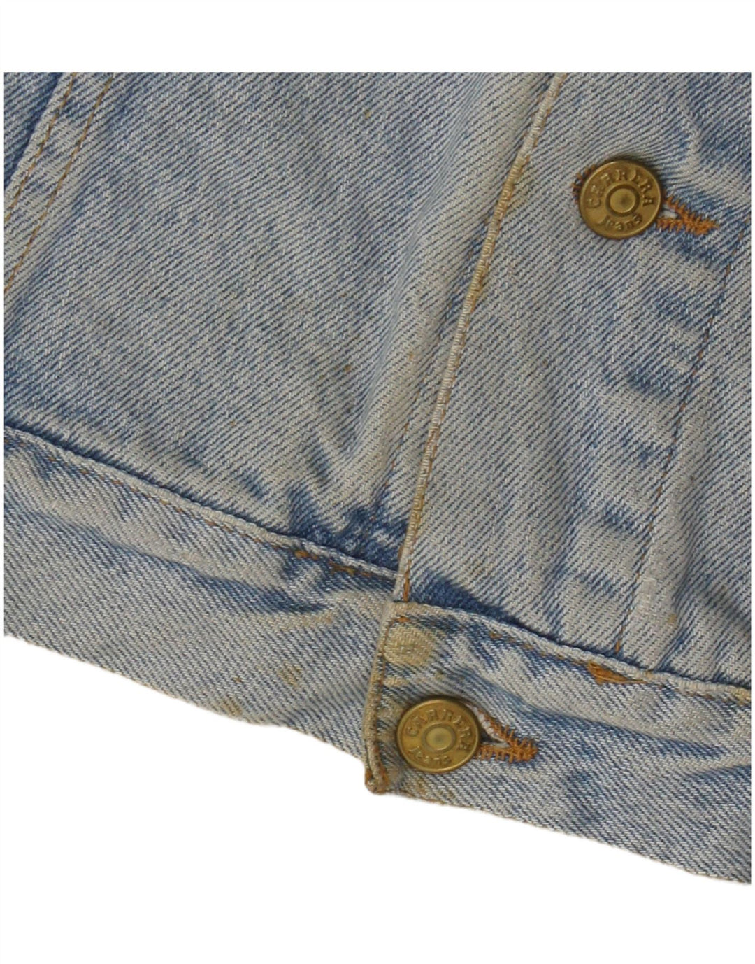 Carrera Herre Denim Gilet UK 14 Medium Blue Cotton