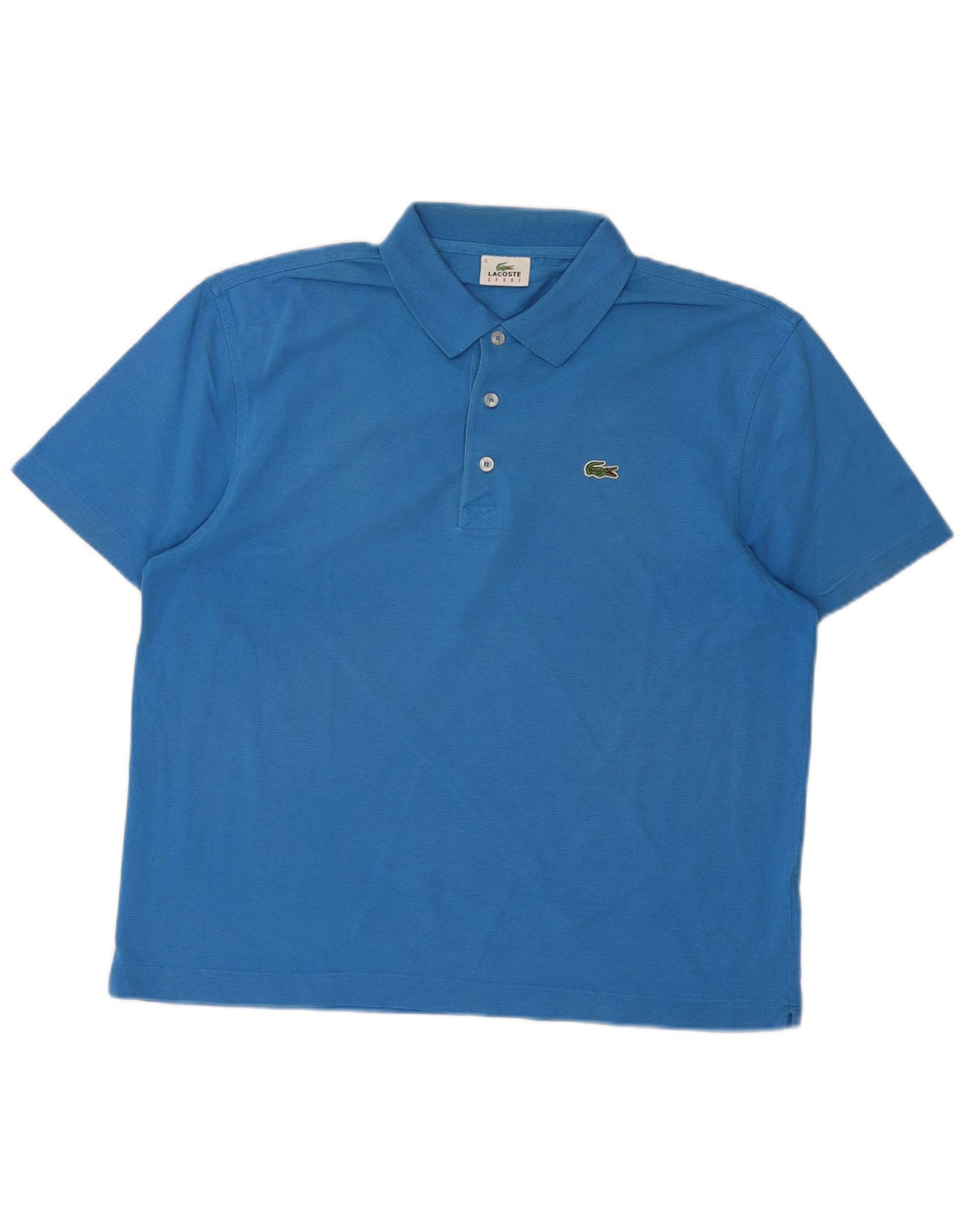 Lacoste Herre Polo Shirt Str. 5 Large Blå Bomuld
