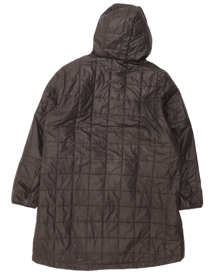 NIKE Polstret frakke med hætte til mænd UK 42 XL sort polyester