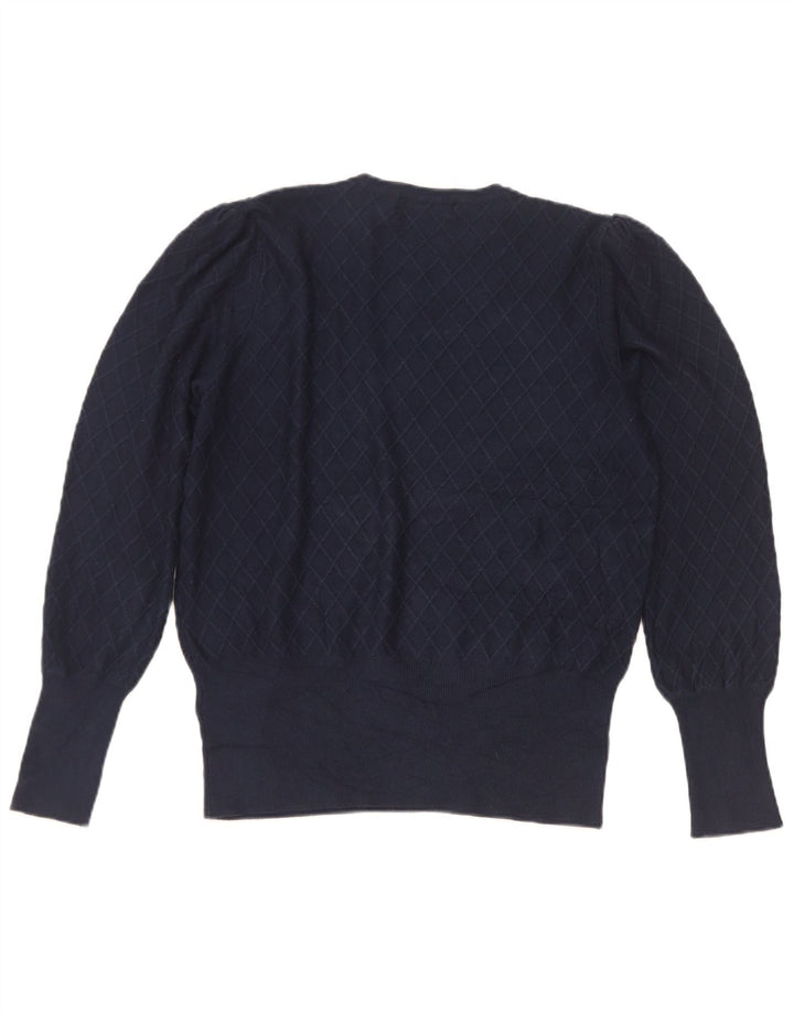 Marks & Spencer Dame sweater med rund hals DK 12 Medium Navy Blue