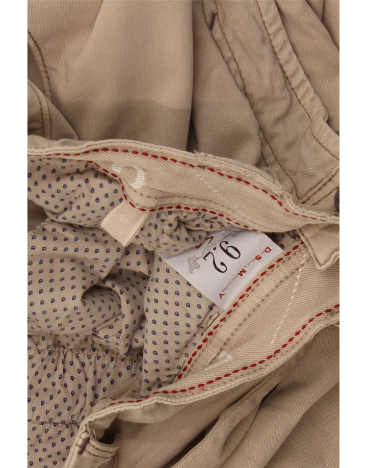 9.2 BY CARLO CHIONNA Straight Casual bukser til mænd W32 L33 Beige Bomuld