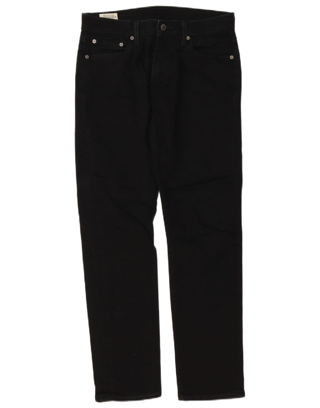 Levi's Herre 502 tilspidsede jeans W30 L29 sort bomuld