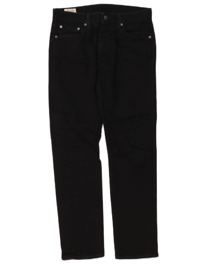Levi's Herre 502 tilspidsede jeans W30 L29 sort bomuld