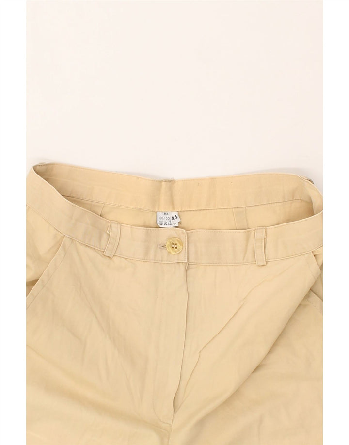 VINTAGE Womens Cargo Shorts IT 44 Medium  W28  Beige Cotton Vintage Vintage and Second-Hand Vintage from Messina Hembry 