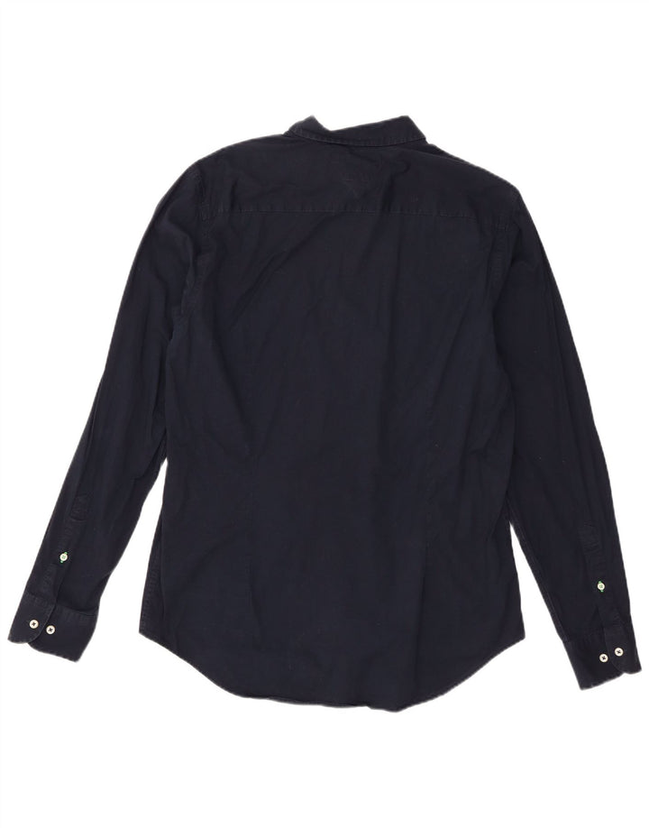 Tommy Hilfiger herreskjorte XL marineblå bomuld