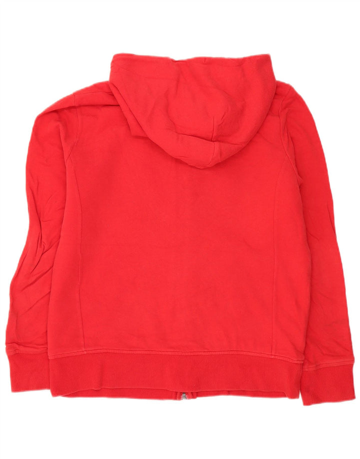 Gap Herre Grafisk Lynlåshættetrøje Sweater Large Rød Bomuld