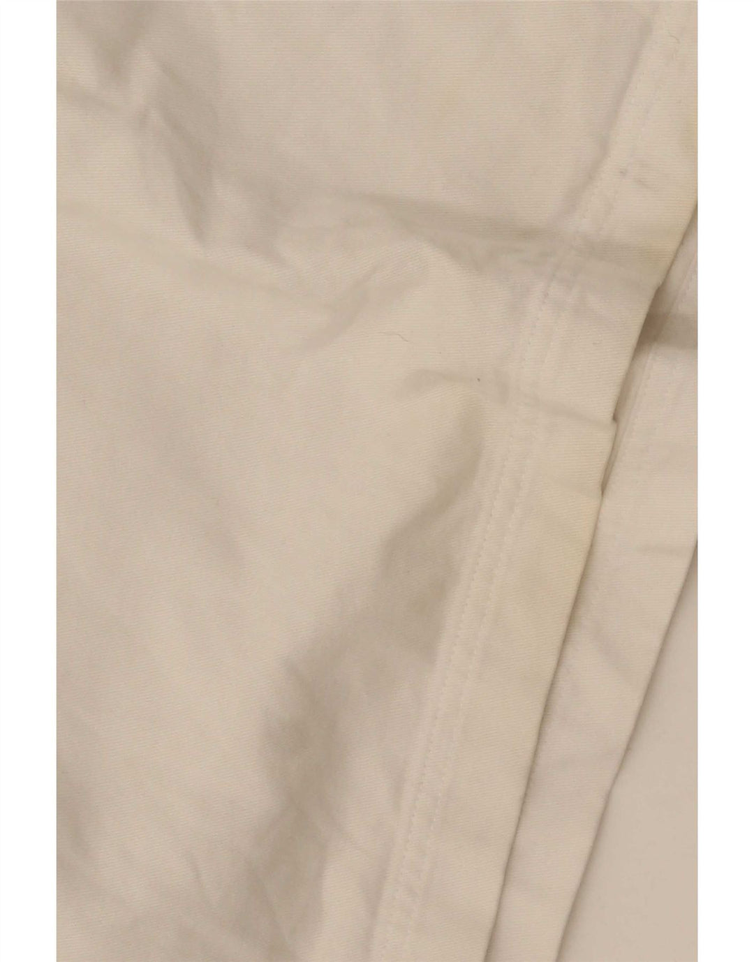 Crew Clothing Herre Pullover Shirt Stor hvid stribet bomuld