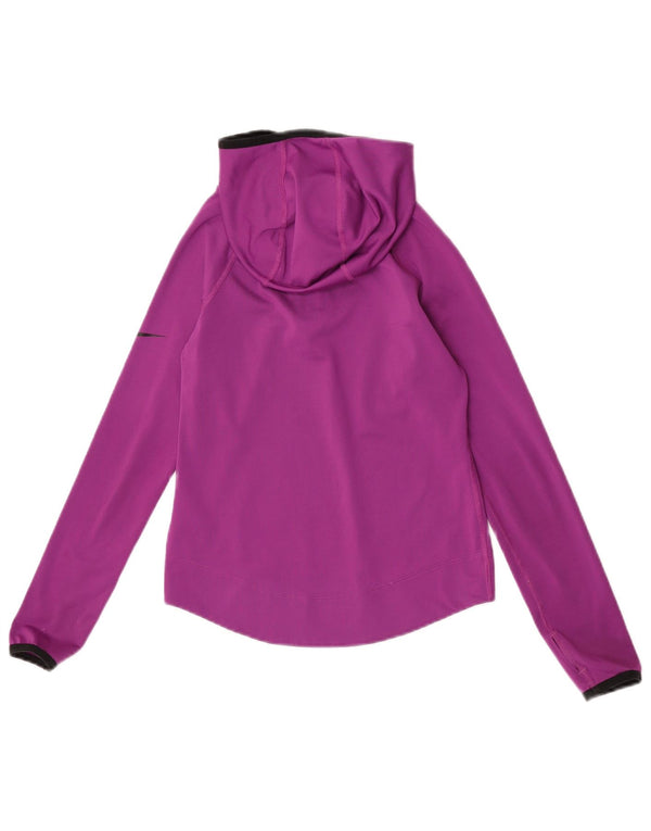 Nike piger Dri Fit hættetrøje træningsdragt top 10-11 år medium lilla