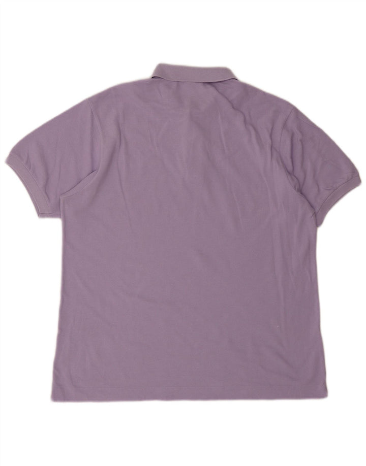 Lacoste herre poloskjorte str. 5 Large Lilla bomuld