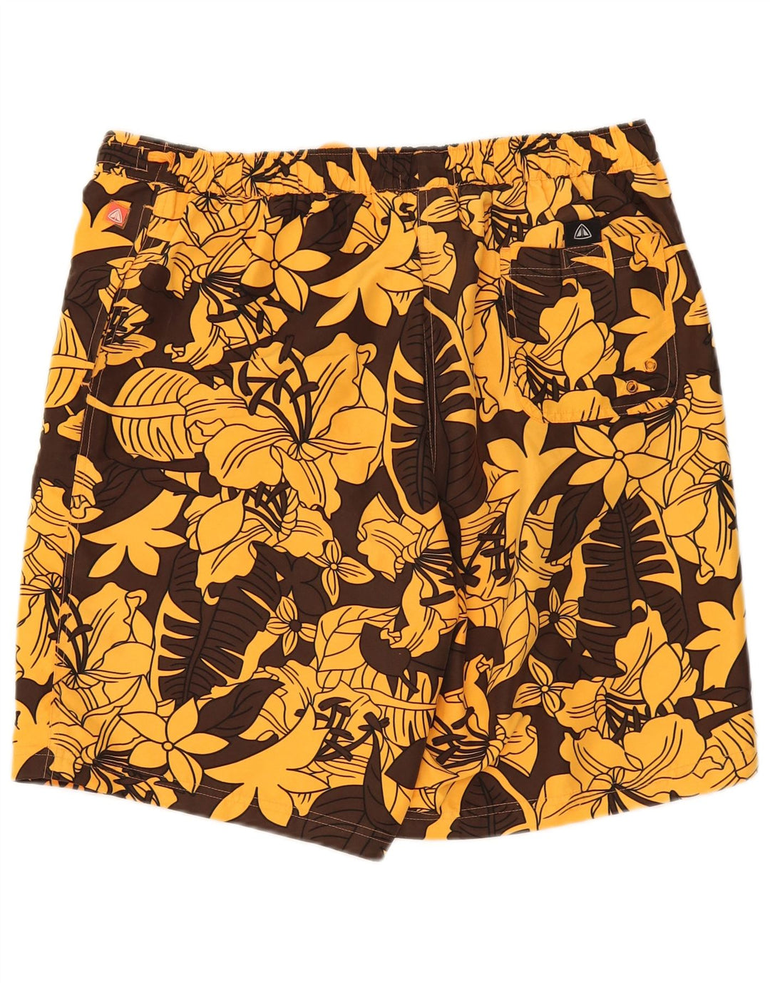 Firefly Herre svømmeshorts store brune blomster polyester