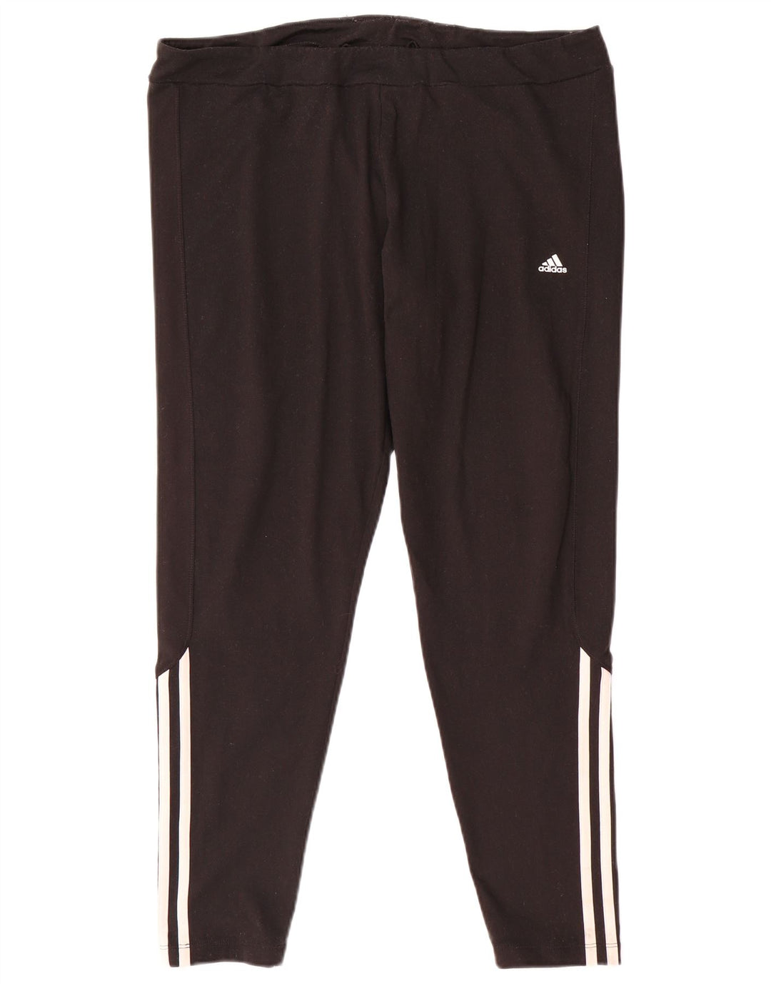 Adidas Womens Climalite Leggings UK 20/22 XL Sort Polyester
