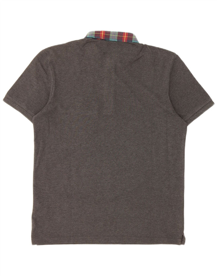 Lyle & Scott Herre Kortærmet Polo Shirt Stor Grå Bomuld Klassisk