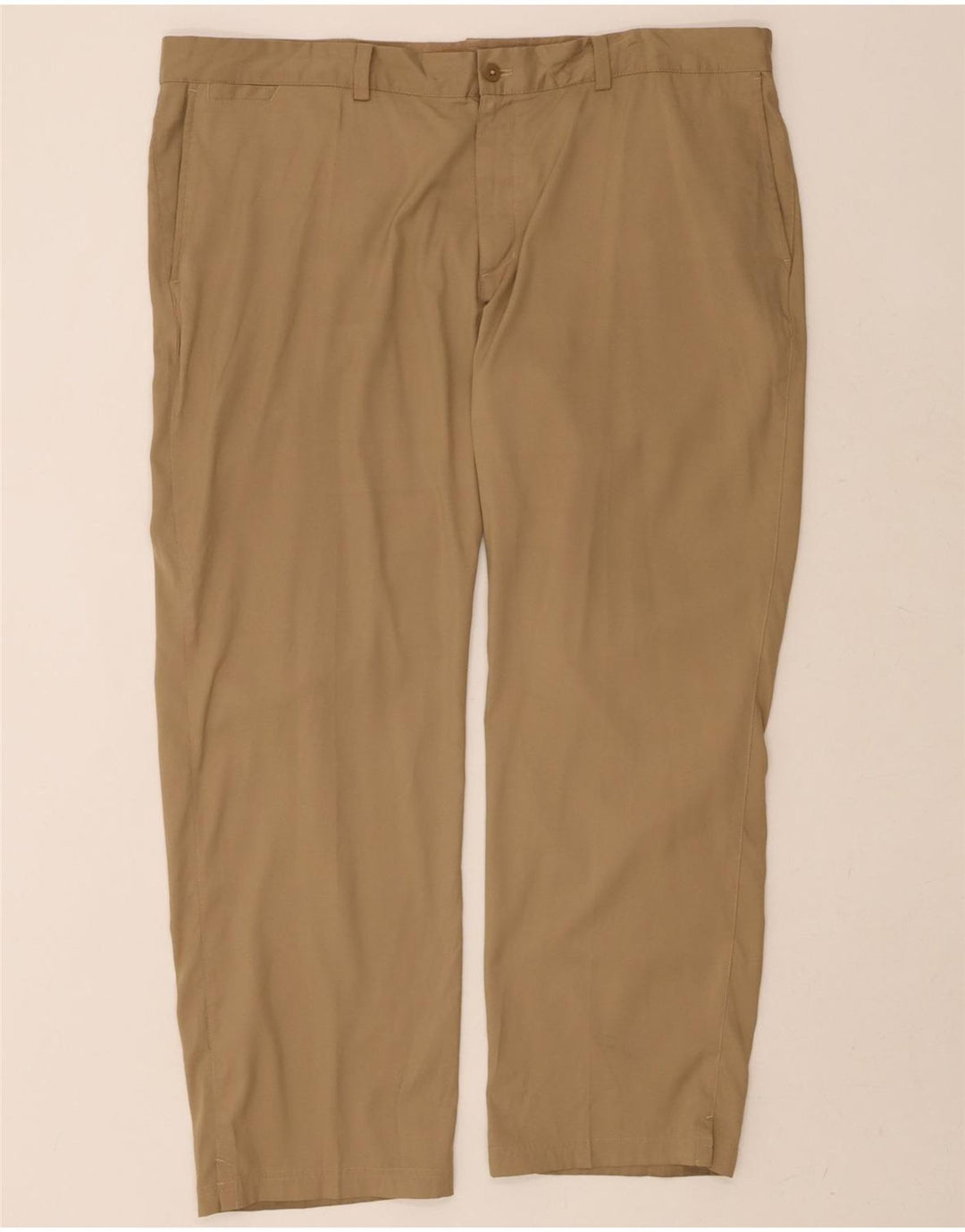 NIKE Mens Dri Fit Straight Chino Trousers W42 L30 Beige Polyester Vintage Nike and Second-Hand Nike from Messina Hembry 