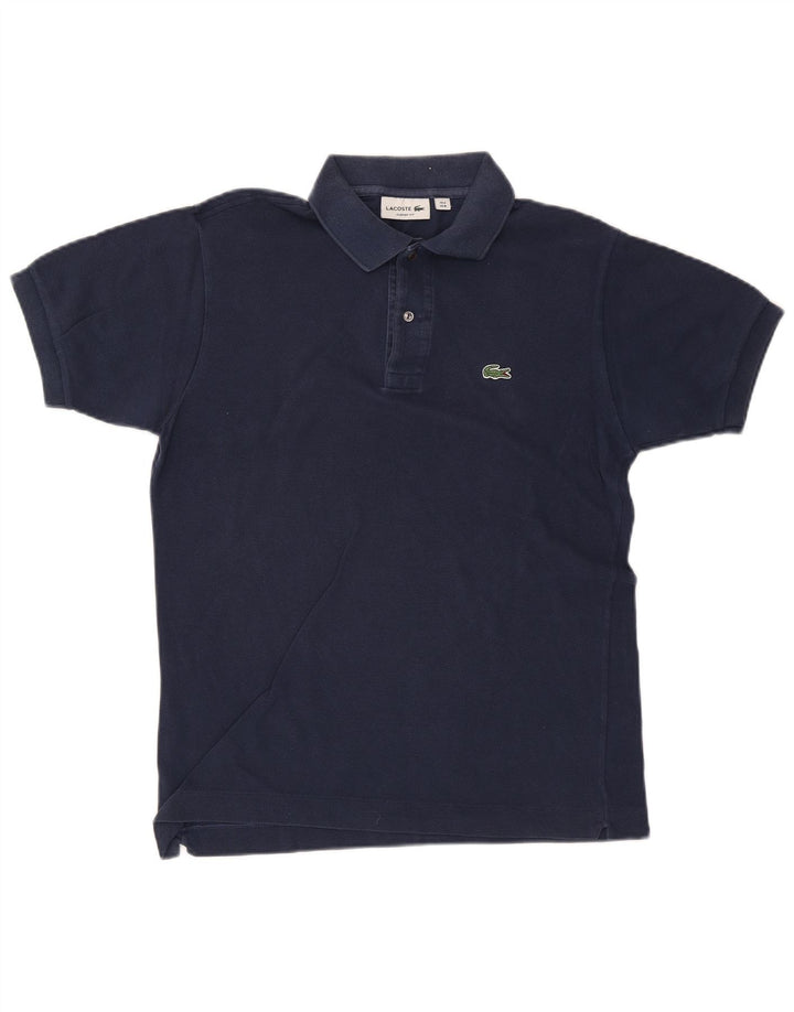 Lacoste herre klassisk pasform poloshirt størrelse 4 Medium marineblå