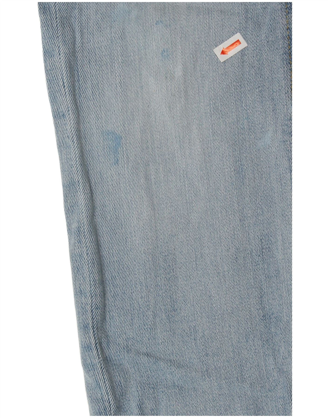 Zara Dame Distressed Cropped Jeans EU 40 Medium W30 L25 Blå Bomuld