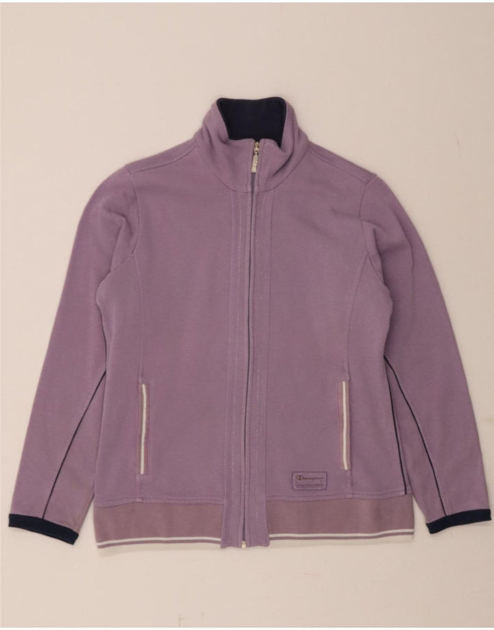 CHAMPION Womens Tracksuit Top Jacket UK 10 Small Purple Vintage Champion and Second-Hand Champion from Messina Hembry 