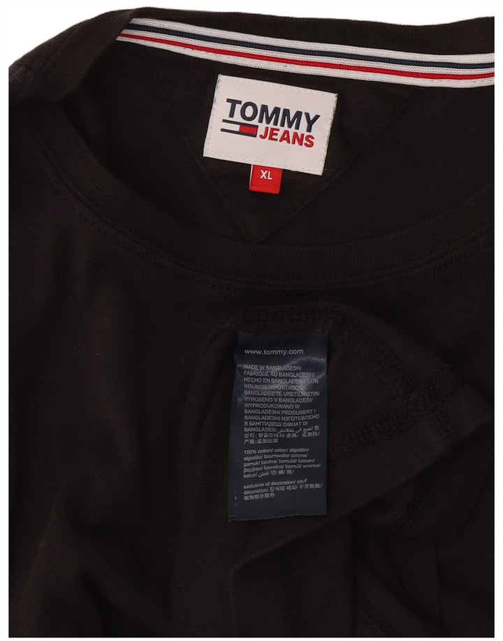 Tommy Hilfiger Herre Top Langærmet XL Grå Bomuld