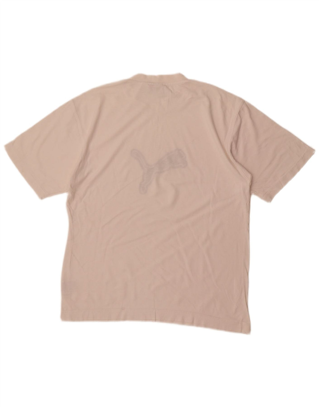Puma Herre grafisk T-shirt Top Medium Hvid Bomuld