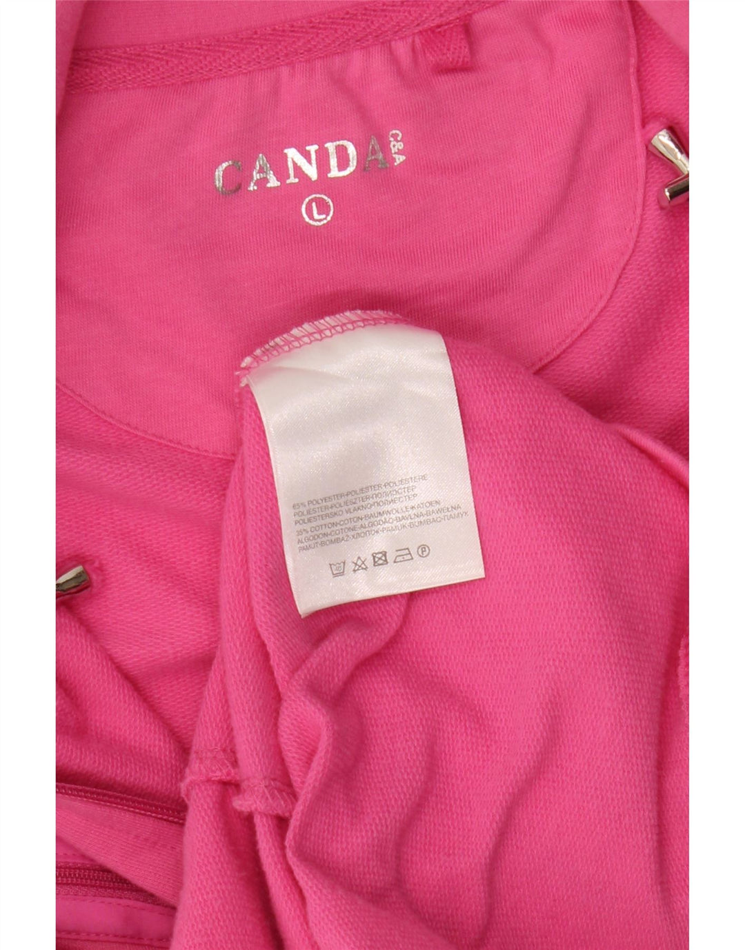 Canda træningsdragt topjakke til kvinder UK 16 Large Pink Polyester