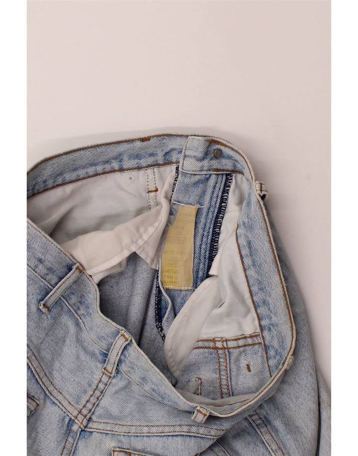 WRANGLER Mens Straight Jeans W35 L34 Blue Cotton Vintage Wrangler and Second-Hand Wrangler from Messina Hembry 