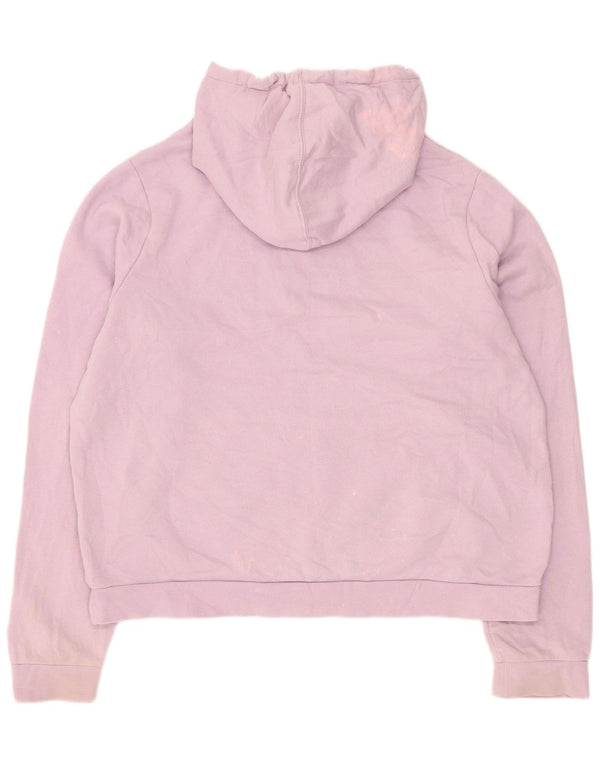 Hurley Dame Grafisk Hoodie Jumper UK 16 Large Pink Bomuld