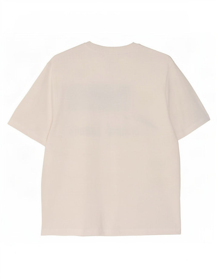 Hugo Boss Herre Grafisk T-Shirt Top Medium White