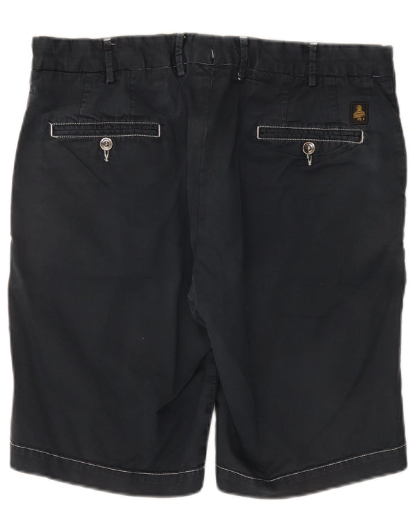 Refrigiwear Herre Chino Shorts IT 50 Large W34 Navy Blue Bomuld