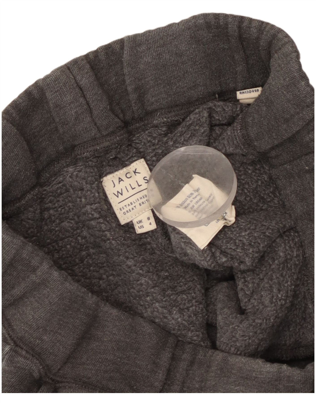 JACK WILLS Dame træningsdragt Bukser UK 8 Small Grey Bomuld