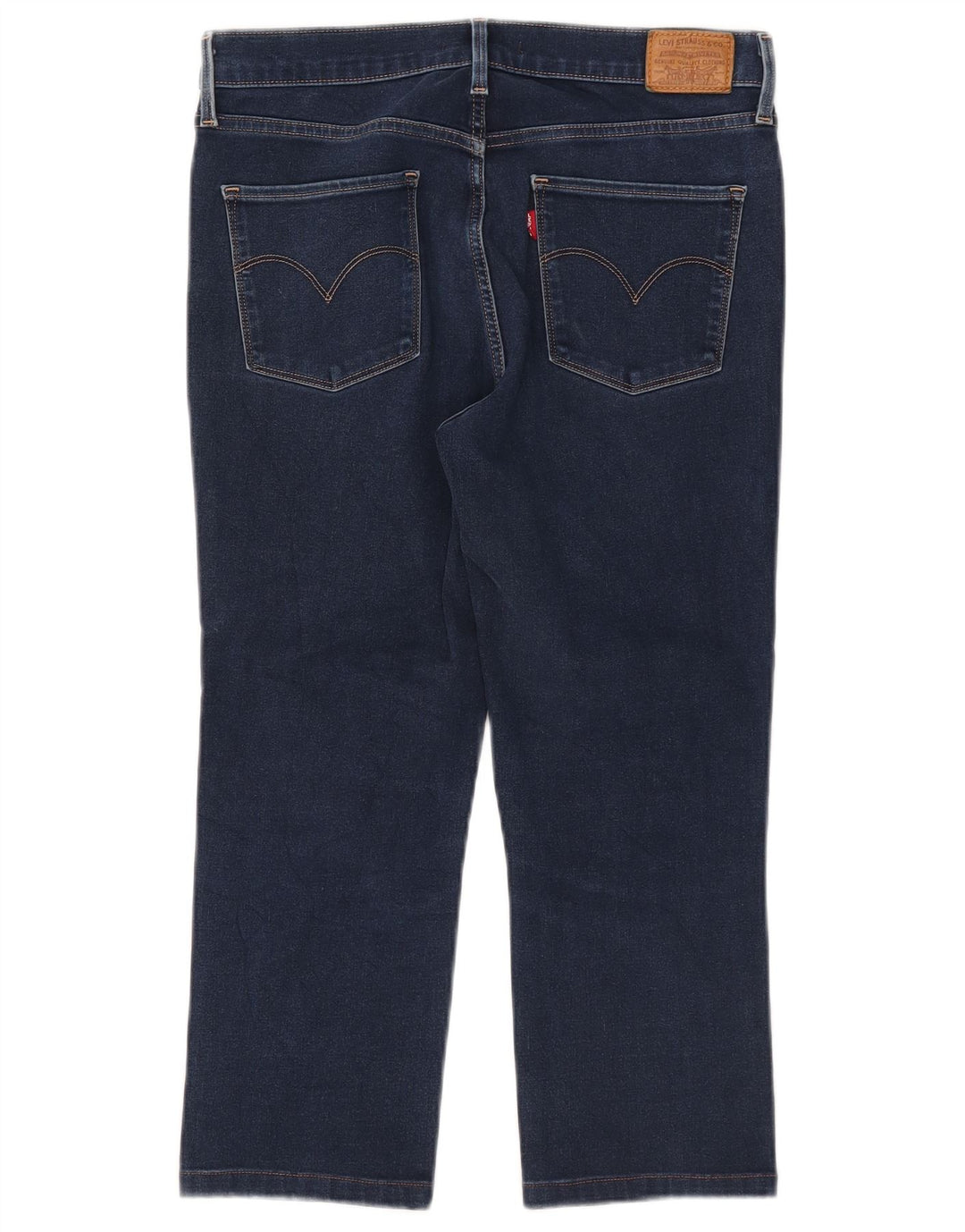 Levi's Dame Capri Jeans W30 L21 Blå Bomuld