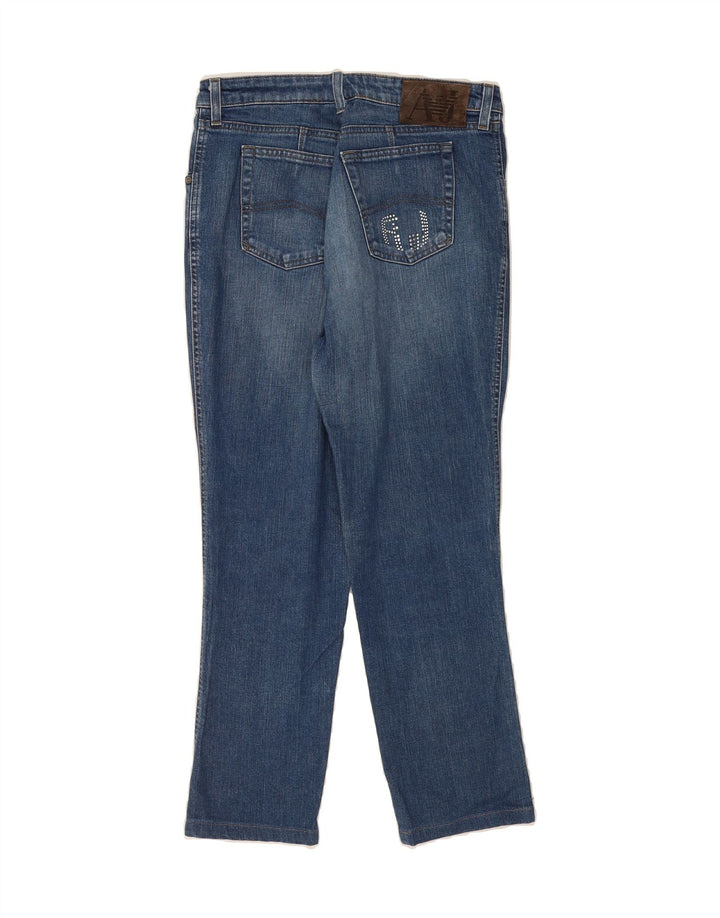 ARMANI Womens Slim Jeans W33 L27 Blue Vintage Armani and Second-Hand Armani from Messina Hembry 