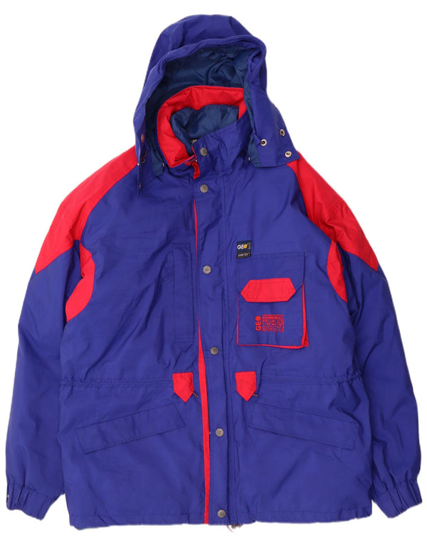 Geo Spirit Herre Gore-Tex Polstret Skijakke IT 52 XL Blå Colourblock
