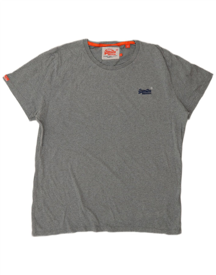 Superdry T-shirt top til mænd 2XL Grå